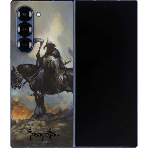 Death Dealer on Horseback by Frazetta Galaxy Z Fold6 Skin